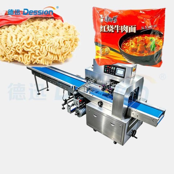 Multi Function Horizontal Flow Pack Instant Noodle Packaging Machine